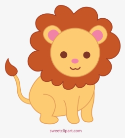 Lion Clip Art Sweet - Baby Lion Vector Png, Transparent Png, Transparent PNG