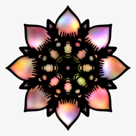 Abstract Flower 4 Clip Arts - Mehndi Vector, HD Png Download, Transparent PNG