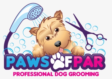 Clipart Dog Bath - Pet Grooming Logo Design, HD Png Download, Transparent PNG
