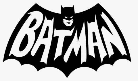 Batman Logo Vintage Retro Comic Book Vector Black Transparent - Batman Logó, HD Png Download, Transparent PNG