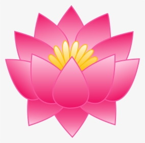 Lotus Flower Clipart Free - Clip Art Lotus Flower, HD Png Download, Transparent PNG