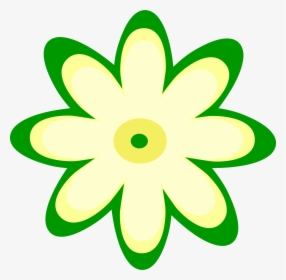 Thai Flowers Clip Arts - Green Flower Clipart Hd, HD Png Download, Transparent PNG