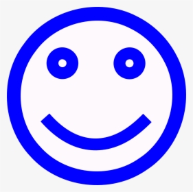 Smiley - Face - Png - Blue Smiley Face Clip Art, Transparent Png, Transparent PNG