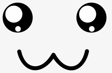 Cute Smiley Face Clip Arts - Cute Smiley Black And White, HD Png Download, Transparent PNG