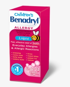 Children’s Benadryl® Liquid - Children's Benadryl, HD Png Download, Transparent PNG