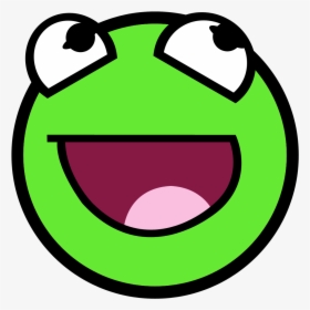 Green Smiley Face Png - Lol Face Emoji Meme, Transparent Png, Transparent PNG