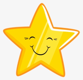 Star Png Smiley Face - Star With Smiley Face, Transparent Png, Transparent PNG