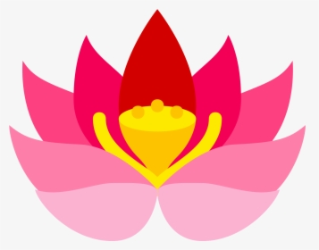 Flower Graphic Png - Lotus Flower Vector Hd, Transparent Png, Transparent PNG