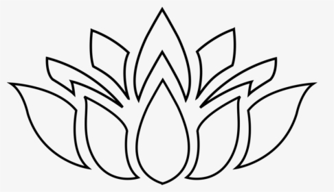 Transparent Lotus Clipart - Lotus Flower Silhouette Png, Png Download, Transparent PNG
