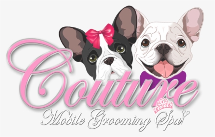 Couture Mobile Grooming Spa Logo Matte - French Bulldog, HD Png Download, Transparent PNG