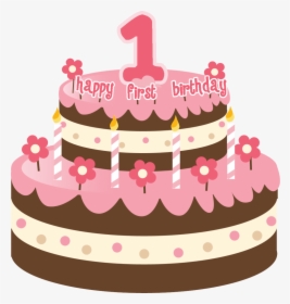 Download Birthday Cake Png Clipart For Designing Projects - 1st Birthday Cake Png, Transparent Png, Transparent PNG