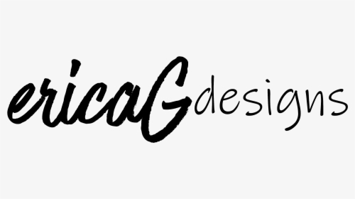 Erica G Designs - Calligraphy, HD Png Download, Transparent PNG