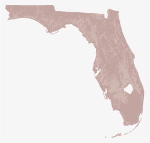 Geographical Map Of Florida, HD Png Download, Transparent PNG