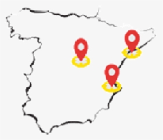 Map Of Spain - Illustration, HD Png Download, Transparent PNG