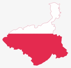 Poland Map With Flag, HD Png Download, Transparent PNG