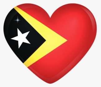Transparent Flag - Flag Of Timor Leste, HD Png Download, Transparent PNG