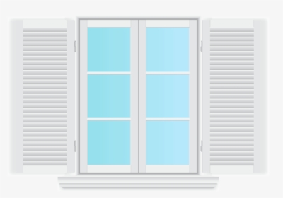 Window With Shutters - Window, HD Png Download, Transparent PNG