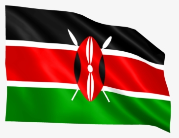 Kenya Flag Png By Mtc Tutorials - Kenya Wave Flag Png, Transparent Png, Transparent PNG