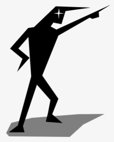 Man, Pointing, Posing, Human, Attack - Stick Figure Pointing Png, Transparent Png, Transparent PNG