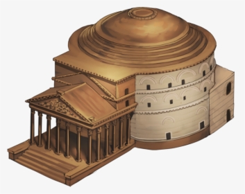 Ancient Rome Pantheon Model, HD Png Download, Transparent PNG