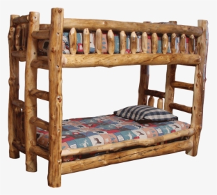 Aspen Log Bunk Bed - Log Bunk Beds Twin Over Twin, HD Png Download, Transparent PNG