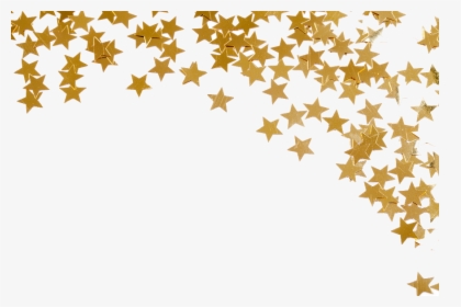 Transparent Gold Stars Png - Confetti Gold Star Png, Png Download, Transparent PNG