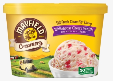 Whitehouse Cherry Vanilla - Sea Salt Caramel Cheesecake Ice Cream, HD Png Download, Transparent PNG