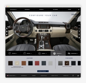 Landrover In Browser4 - Range Rover 2010 Interior, HD Png Download, Transparent PNG