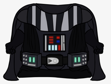 Darth Vader Clipart Wiki Darth Vader Traje Dibujo - Darth Vader Costume Cartoon, HD Png Download, Transparent PNG