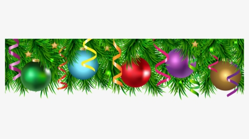 Xmas Border , Png Download - Christmas Decorations Border Clipart, Transparent Png, Transparent PNG