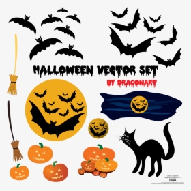 Free Halloween Graphics - Halloween Vector Pack, HD Png Download, Transparent PNG