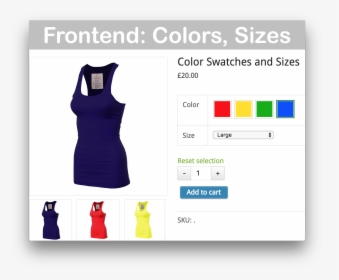 Woocommerce Variation Swatches, HD Png Download, Transparent PNG