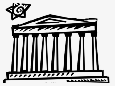 Parthenon Clipart Ancient Art - Partenone Clipart, HD Png Download, Transparent PNG