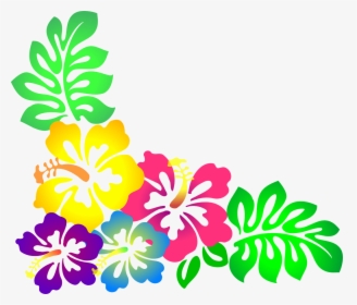 Luau Flower - Clipart Hawaiian Flowers, HD Png Download, Transparent PNG