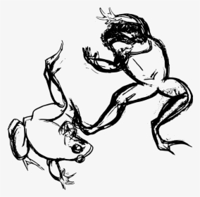Sumo Frogs - Wrestling In Field, HD Png Download, Transparent PNG