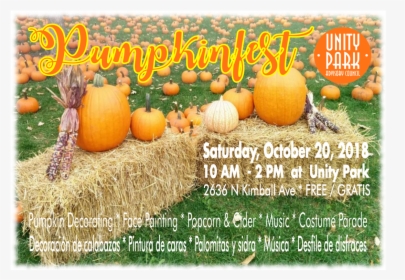Pumkinfest Is Saturday 10/20/2018 10 Am - Pumpkin, HD Png Download, Transparent PNG