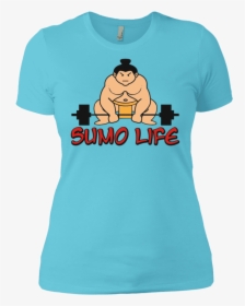 T Shirts Aqua / X Small Sumo Life Women S Xc Tee   - T-shirt, HD Png Download, Transparent PNG