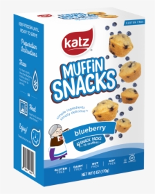 Katz Gluten Free Container Blueberry Muffin Snacks - Gluten Free Snacks, HD Png Download, Transparent PNG