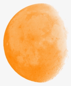 #ftestickers #nightsky #moonlight #moon #orange #glowing - Orange Moon Transparent, HD Png Download, Transparent PNG