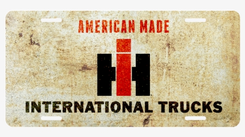International Harvester American Made Distressed License - Shawnee Scout, HD Png Download, Transparent PNG