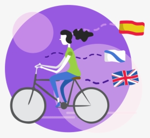 Ilustracion Madre Mía Lorena N - Mountain Unicycling, HD Png Download, Transparent PNG