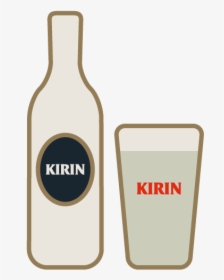 Kirin - Glass Bottle, HD Png Download, Transparent PNG