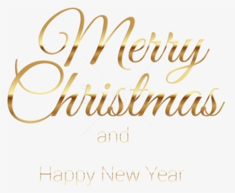 Transparent Merry Christmas Banner Png - Merry Christmas And A Happy New Year Transparent, Png Download, Transparent PNG