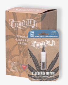 Blueberry Muffin 10 Feminized Retail Box Bm 10 F Rb - Humboldt Seed Company Pineapple Muffin, HD Png Download, Transparent PNG