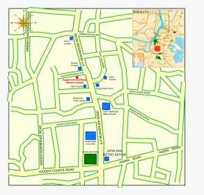 Kolkata Seagull Arts Location - Map, HD Png Download, Transparent PNG