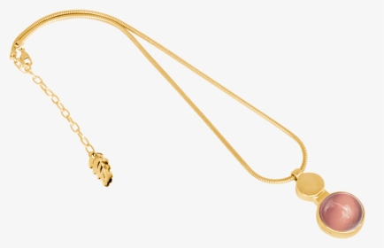 Ioaku Moon Amulet Necklace 45 Gold Light Pink - Necklace, HD Png Download, Transparent PNG