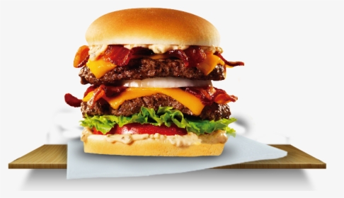 Johnny Rockets Bacon Cheddar Double Calories, HD Png Download, Transparent PNG