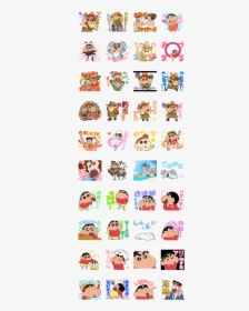 Crayon Shin-chan Adventure Style Line Sticker Gif & - Stickers Shin Chan, HD Png Download, Transparent PNG
