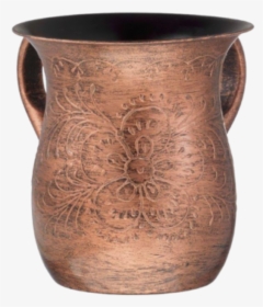 Stainless Steel Washing Cup Copper Antique Texture - Vase, HD Png Download, Transparent PNG