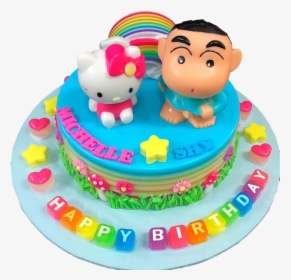 Crayon Shin-chan , Png Download - Birthday Cake, Transparent Png, Transparent PNG